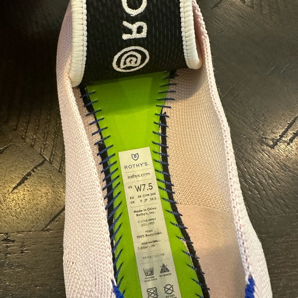 Rothy's Women's Pink Pointed Flats - Picture 8 of 9